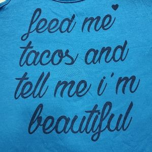 Feed Me Tacos Racerback Tank